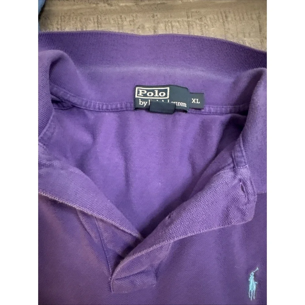 Lot of 3 Polo‎ Ralph Lauren Classic Fit Solid Short Sleeve Polo Shirts XL Cotton